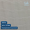 Антидроновая сетка для зданий 3х6 м 1,8 мм белый (основа для плетения)